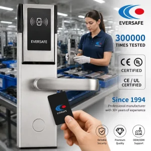 RFID Hotel Key Card Smart Door Lock Fireproof