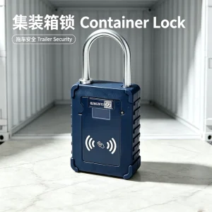 RFID Logistics Security Lock Built-In Precise GPS Position Module Tamper Alarm Lock for Global Truck Cargo Shipment