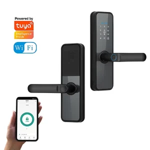 RFID Smart Door Lock with Wi-Fi, Fingerprint, Password, Code and Card Access