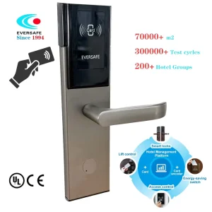 RFID Smart Hotel Door Lock with Key Card Access