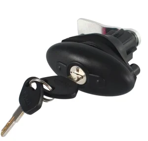RV Accessories Black Access Door Lock with Keys for Caravan Camper Trailer Special Vehicle Truck Door Installation