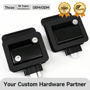 RV Door Lock Mechanism Replacement for Caravan, Horse Trailer, and Nylon RV Entrance Doors with Deadbolt
