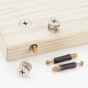 Reinforced 3 in 1 Cam Lock Furniture Connector Heavy Duty Minifix Fastener for Commercial Panel Furniture Hardware