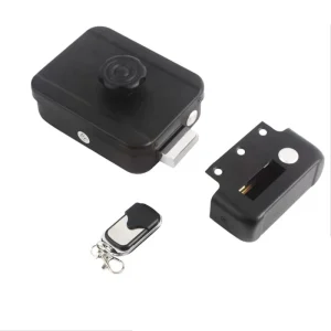 Remote-Controlled Invisible Electronic Door Lock with Optional Wi-Fi Bridge and Exit Button for Swing Doors