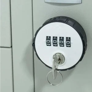 Round Mechanical Latch Universal Locker Lock for Cabinet Door Filing Cabinet Drawer with Double Opening Combination Lock