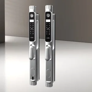 S619 IP68 Waterproof Smart Door Lock with App Remote Control Password Fingerprint WiFi for Sliding Frame Glass Doors