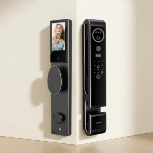 S666 CNC Smart Digital Door Lock with Face ID, Palmprint, Video Intercom, App Remote Control and Keyless Entry