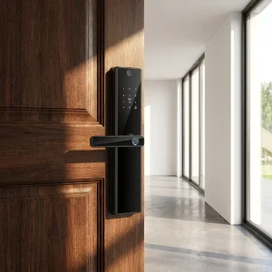 S819-2MAX Fingerprint Smart Lock with Tuya App, WiFi, Card, Key and Indoor Camera