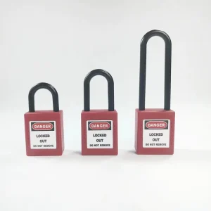 SAMHOO Waterproof Industrial Safety Steel & Nylon Anti theft Padlock with Key Lock Customized Size Plastic Components