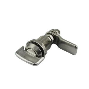 SK1 063F Mid Size Quarter Turn Cam Lock for Cabinets High Pressure Stainless Steel and Zinc Alloy Material