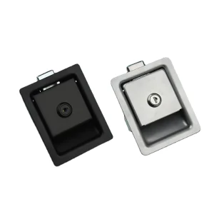 SK1 738 Industrial Vehicle Lock Cylinders Paddle Latch Locks SPCC Material Black Painted & Zinc Plated 2 Keys
