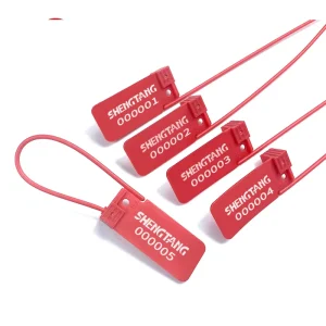ST8039 ISO 17712 Certified PP+PE High Security Plastic Seals Laser Hot Stamped for Truck Container Door Locks Bags Luggage