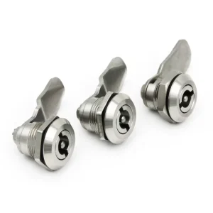 SUS304 Stainless Steel Double-Bit Chrome-Plated Quarter-Turn Zinc Alloy Cam Lock Cylinder Model A6011