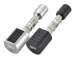 SXS01 Aluminum Door Fingerprint Lock Cloud Storage Adjustable Cylinder Mechanical Key Tuya TTLock Wi-Fi Smart Lock