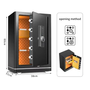 Safe Box FB60E Solid Steel Electronic Lock Hotel Safe Deposit Box Fireproof Home Jewelry Money Storage Safe Box with Wifi
