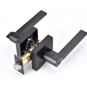 Safe Zinc Alloy Heavy Duty Entry Tubular Latch Anti Theft Lever Door Handle Lock