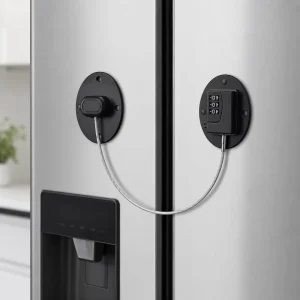 Safewell Combination Fridge Lock Cable Safety Lock Password Cabinet Lock Baby Proof Anti Open Lock