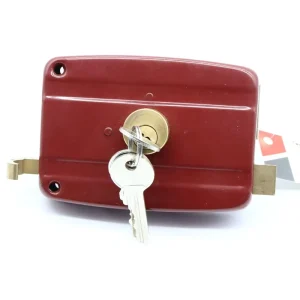Screw Best Rim Lock Set Rim Lock Parts With Long Bolt Latch 120 mm Rim Lock Full Solid Brass Cylinder