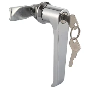 Secure L Handle L Bolt Hardware Durable Zinc Alloy Door Lock for Industrial Electric Panel Enclosure and Keyed Entry