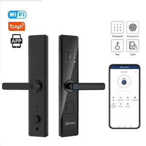 Security Digit Electric Electronic Handle Digital Tuya Ttlock Cerraduras Inteligentes Wifi Key Fingerprint Door Smart Locks