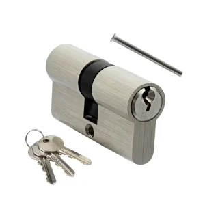Security Euro Door Mortise Lock Cylinder for Door Locks Brass 70 80 90mm