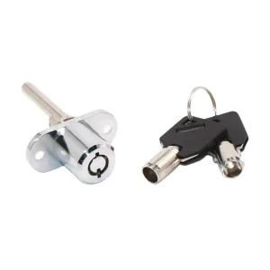 Security Furniture Desk Drawer Lock with Combination Code 20000 Key Codes Chrome Plated Zinc Alloy Central Lock 2 Keys