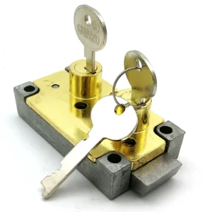 Security Lock Mechanical Dual Key Safe Deposit Lock for Safe Deposit Box