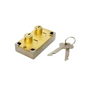 Security Lock Mechanical Dual Key Safe Deposit Lock for Safe Deposit Box