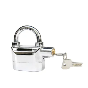 Security Safety 110dB Door Alarm Padlock Anti Theft Waterproof Motorcycle Lock