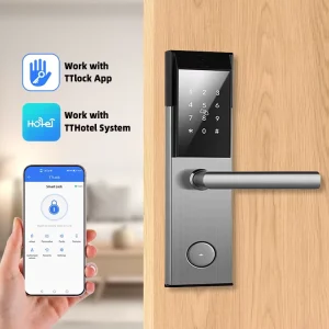 Security Smart Digital Electric Card Lock Electronic Door Keyless Hotel Motal Intelligent Combination Door Lock