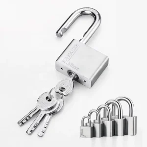 Security Stainless Steel Pad Lock 304 Marine Series Weatherproof Rustproof SS Padlock For Outdoor Use