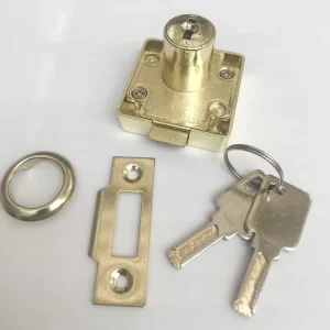 Self-Locking Drawer Lock with 3 mm Latch and Cylinder