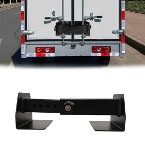 Shipping Container Lock Heavy Duty Tamper-Proof Rust-Resistant Key Lock System Adjustable Black Steel Cargo Door Lock