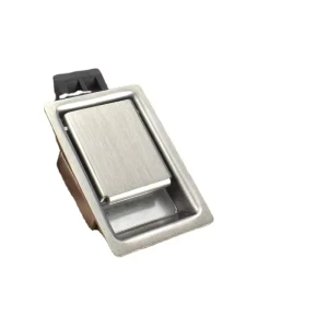 Small sized Flush mounted Hidden Micro Stainless Steel Flat Box Lock For Equipment Cabinet Doors Aviation And High speed Rail