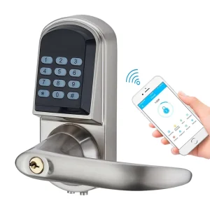 Smart Digital Door Lock with Electronic Keypad Deadbolt Zinc Alloy and Bluetooth Connectivity