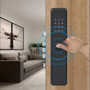 Smart Door Lock Wifi Smart Fingerprint Locks Digital Door Knob Lock With Electronic Keypad