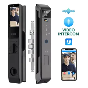 Smart Door Lock With Camera Smart Fingerprint Digital Password Electronic Automatic Wifi Locks Door Lock