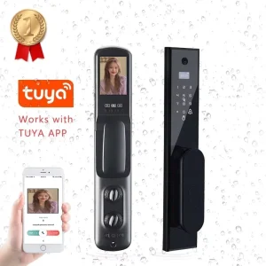 Smart Door Lock with Camera Smart Fingerprint Digital Password Electronic Automatic Wifi Locks Door Lock
