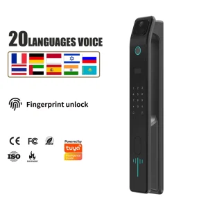 Smart Door Lock with Face Recognition, Fingerprint, WiFi Control and Camera