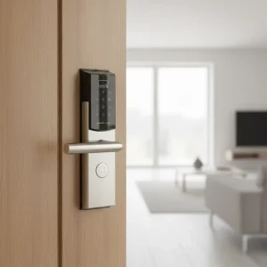 Smart Electronic Code Lock with Card for Wood, Aluminum, Steel, Brass, and Stainless Steel Doors