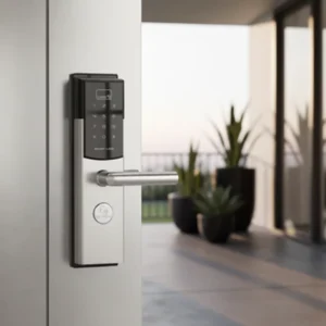Smart Electronic Digital Door Lock with Card and Password Access for Aluminum, Wood, Steel, and Stainless Steel Doors