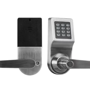 Smart Electronic Rim Door Lock with App Remote Control, Fingerprint, Card and Password Access
