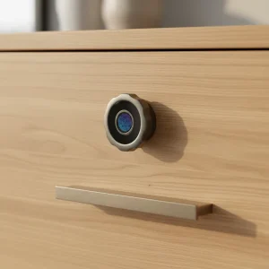 Smart Fingerprint Cabinet Lock for Glass and Aluminum Alloy Cabinets App-Controlled Cloud Lock