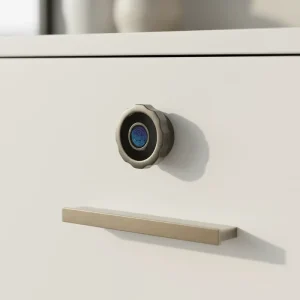 Smart Fingerprint Cabinet Lock for Glass and Aluminum Alloy Cabinets App-Controlled Storage File Closets and Lockers