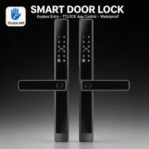 Smart Fingerprint Lock X2 for Aluminum and Steel Doors RFID IC Card WiFi App Combination Home Security Door Lock