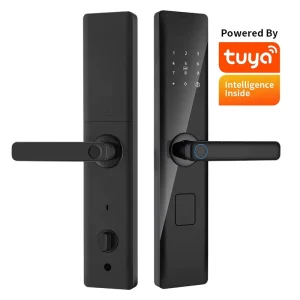 Smart Handle Lock for Apartment Front Door with Fingerprint Password and WiFi