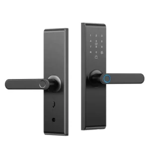 Smart Keyless Door Lock with App Control and RFID Card for Wood Doors, Home, Apartment or Hotel