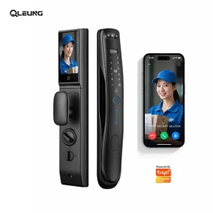 Smart Lock 3D Face ID Fingerprint WiFi RFID Card Remote Control Video Call Aluminum Alloy Door Lock