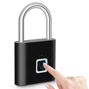 Smart Lock for Office Aluminium and Glass Door with Fingerprint Display IP66 Handle