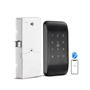 Smart RFID Password Touch Keypad Electronic Wardrobe & File Cabinet Lock for Steel Wood Doors with for TTLock App Control